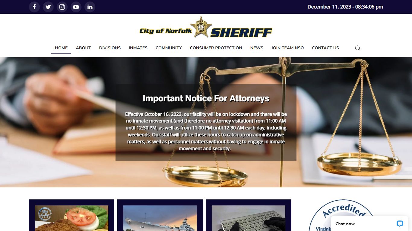 Inmate Lookup - Norfolk Sheriff