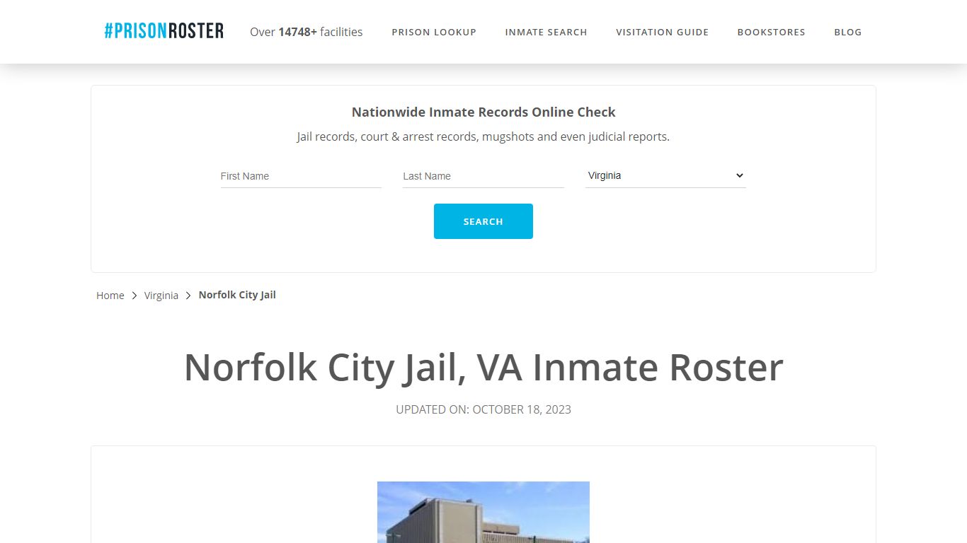 Norfolk City Jail, VA Inmate Roster - Prisonroster